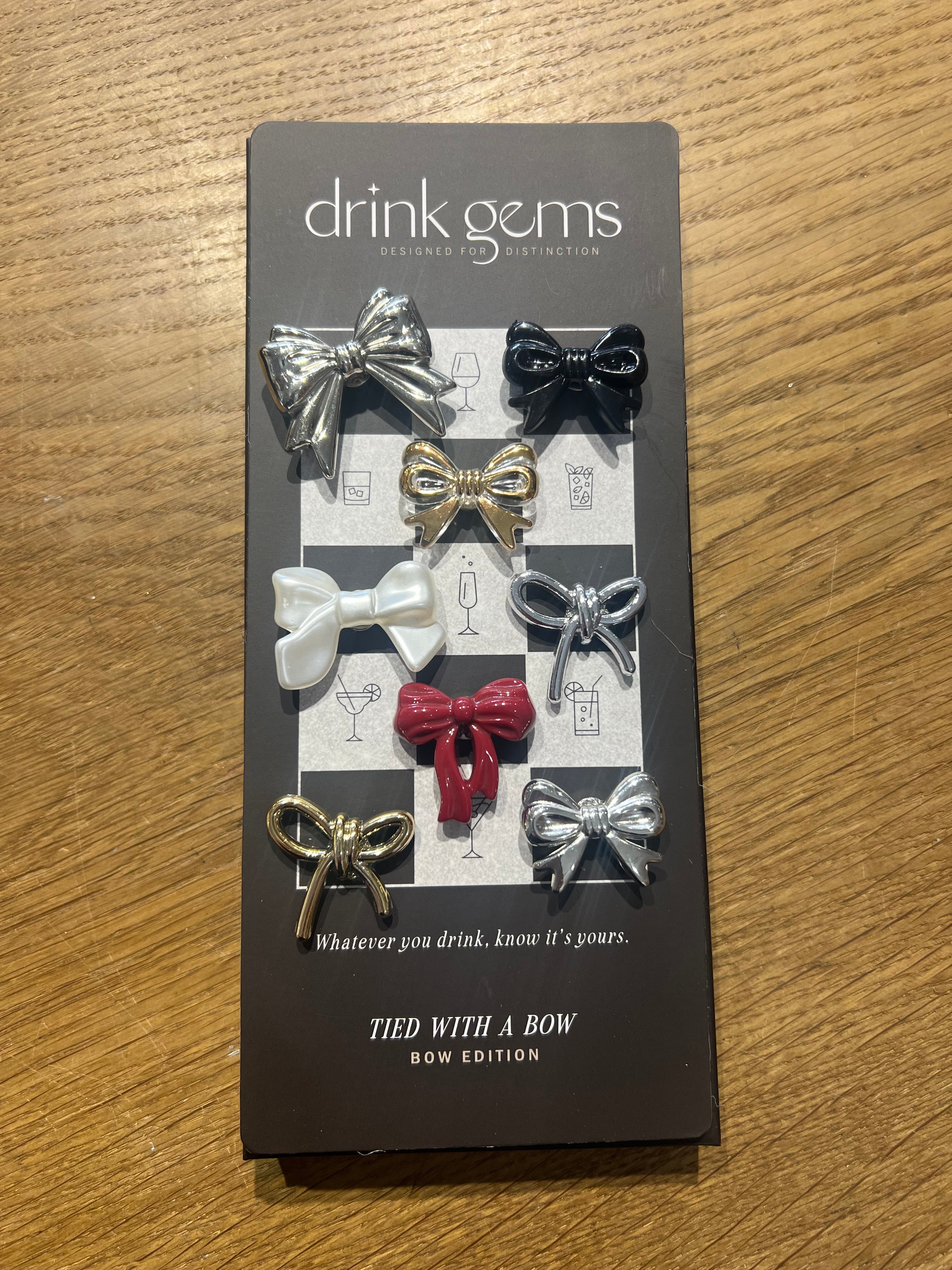 Drink Gems Wine Charms