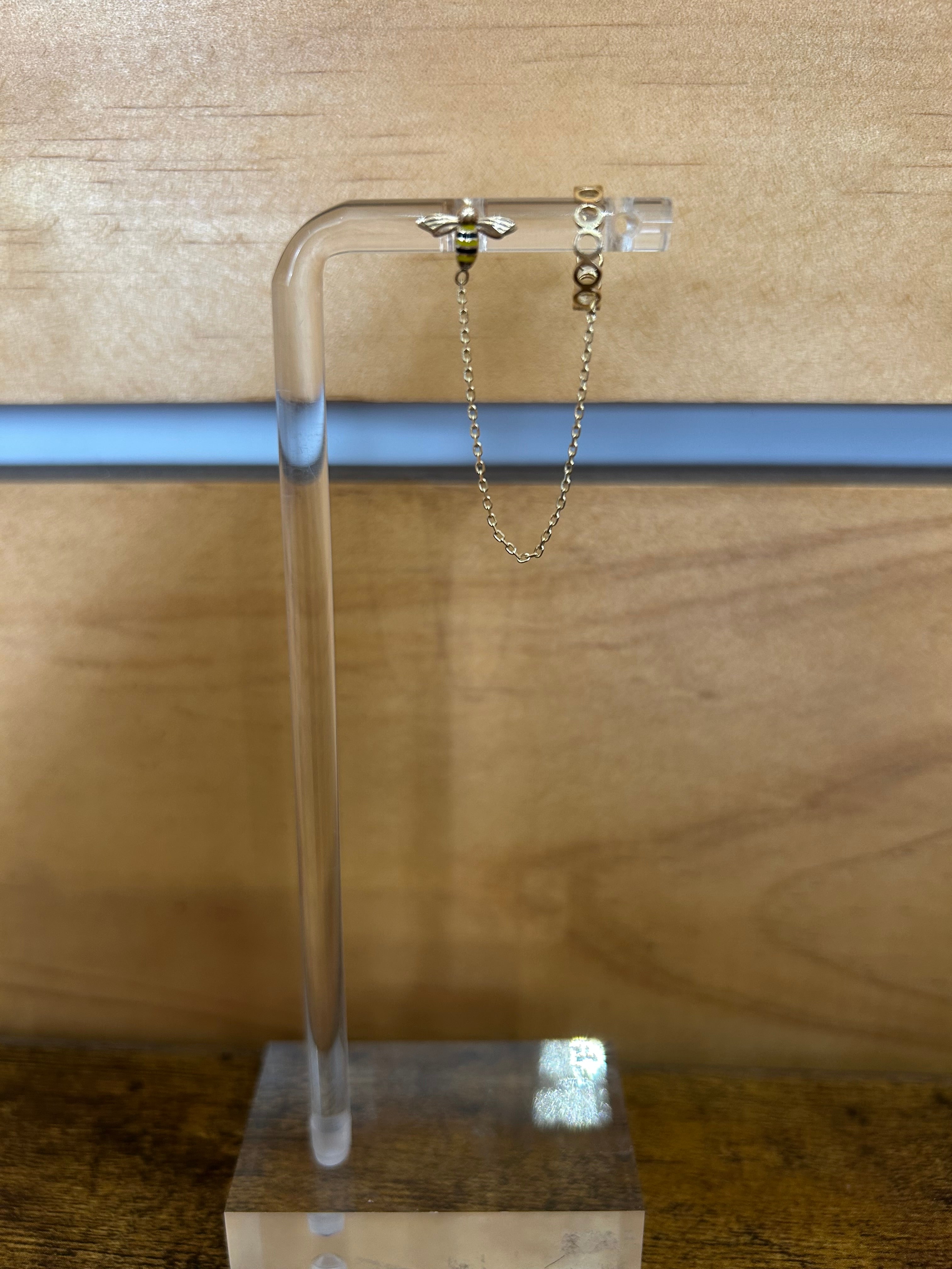 14K Bee Cuff Earring