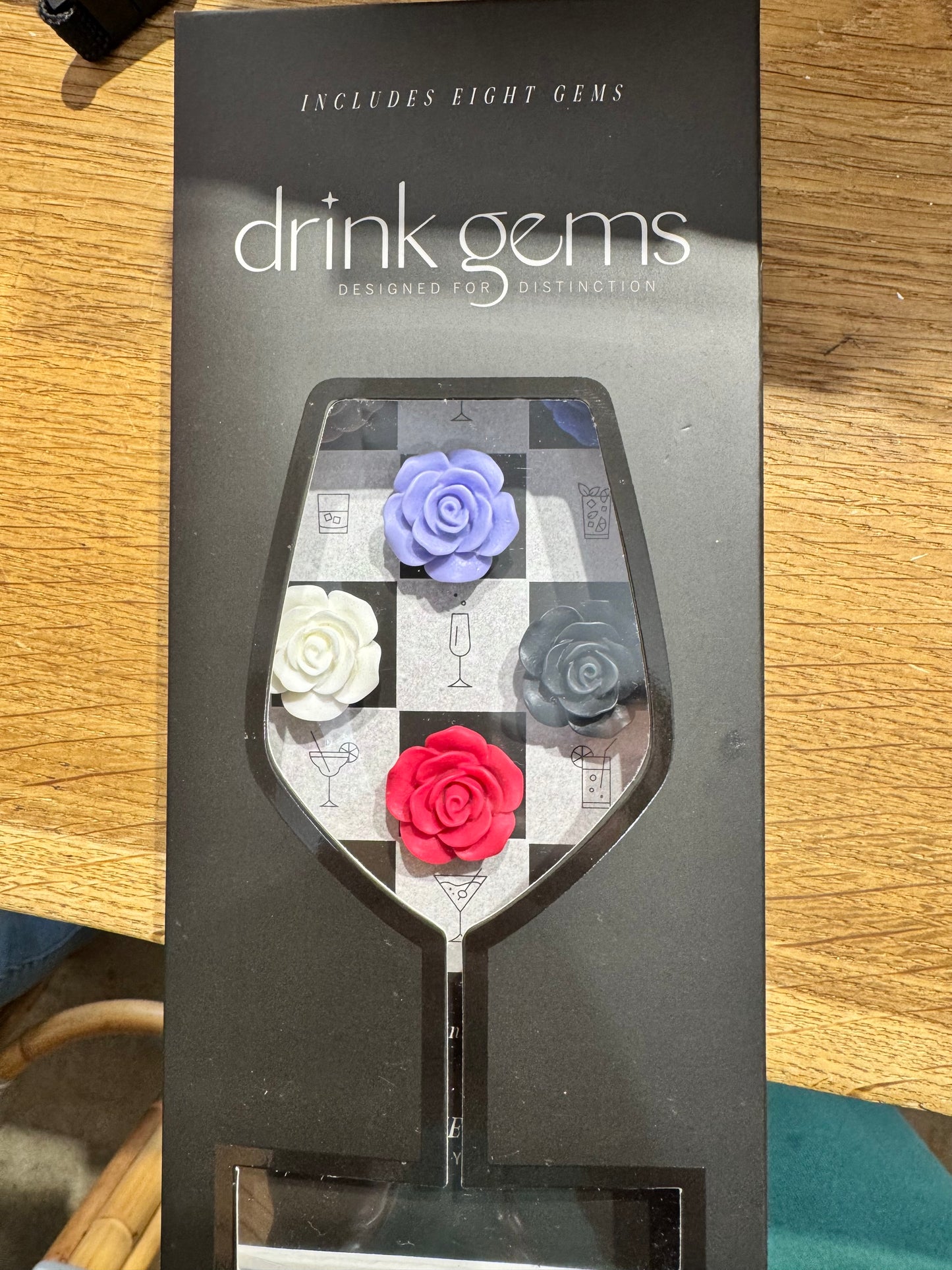 Drink Gems Wine Charms