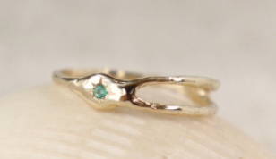 Shooting Star Diamond Ring