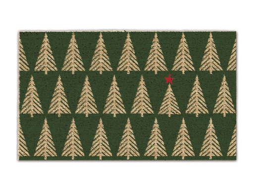 Christmas Tree Forest Doormat