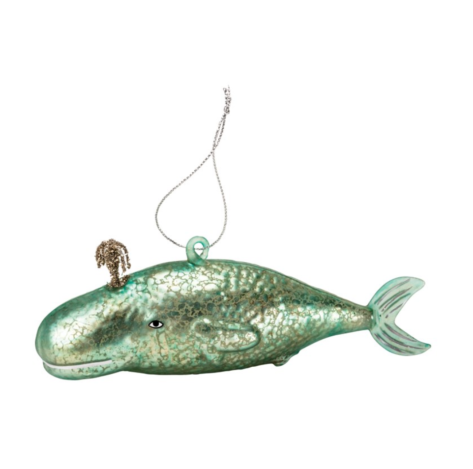 Ocean Animals Glass Ornaments