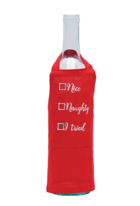 Holiday Wine Aprons