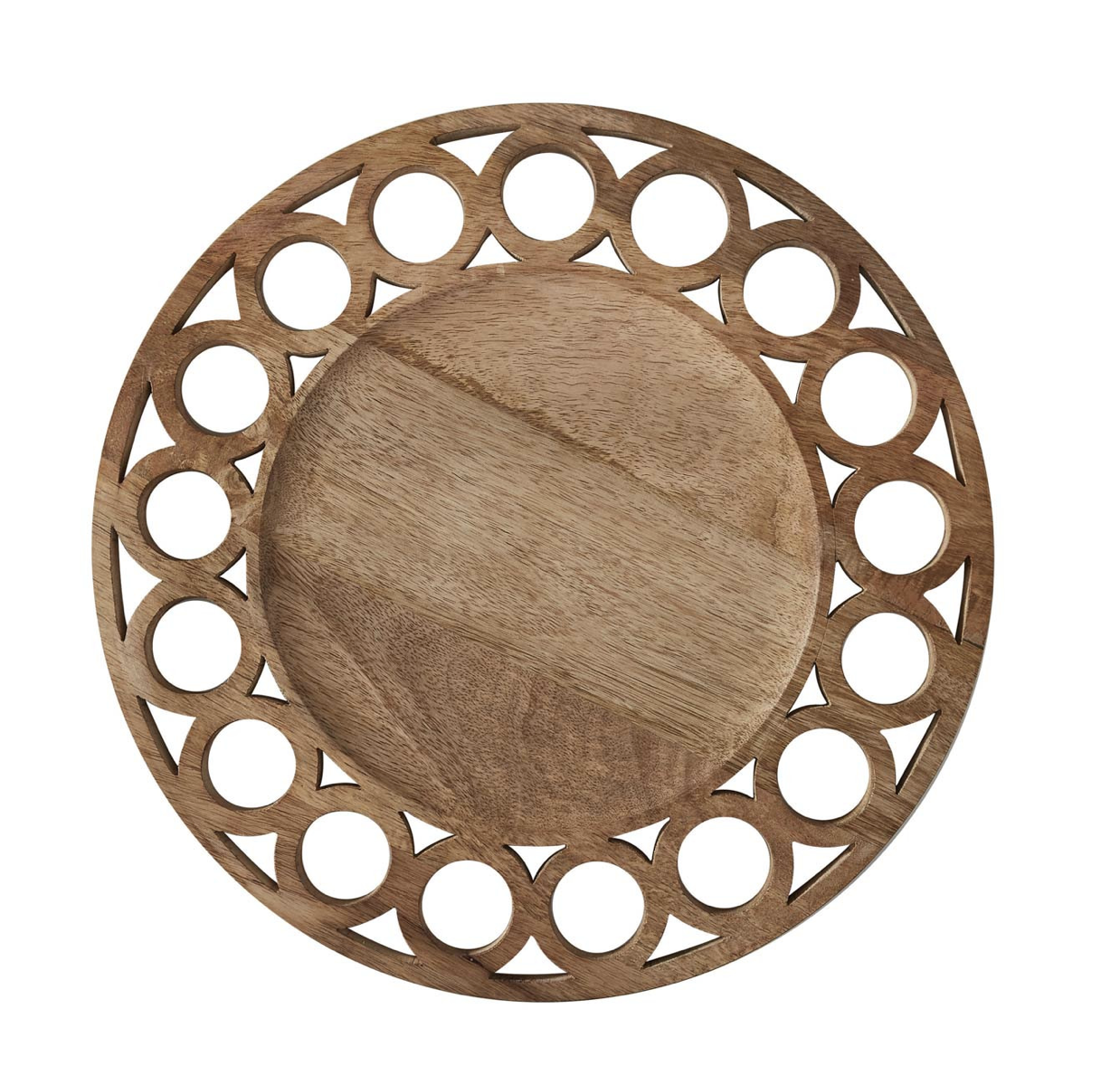 Wooden Circles Charger