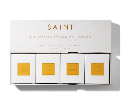 SAINT Special Edition Votive Set (Jesus, Mary, Jude + Joan)