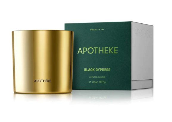 Apotheke Black Cypress Ceramic Candle