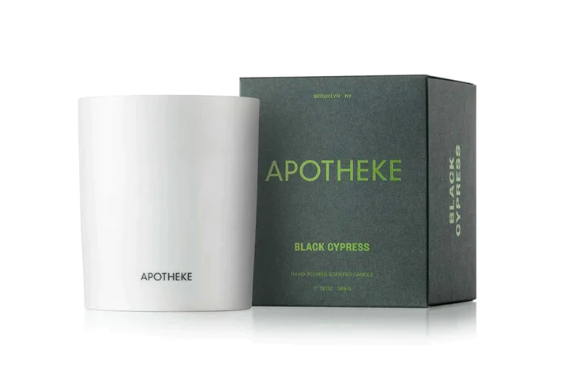 Apotheke Black Cypress Ceramic Candle