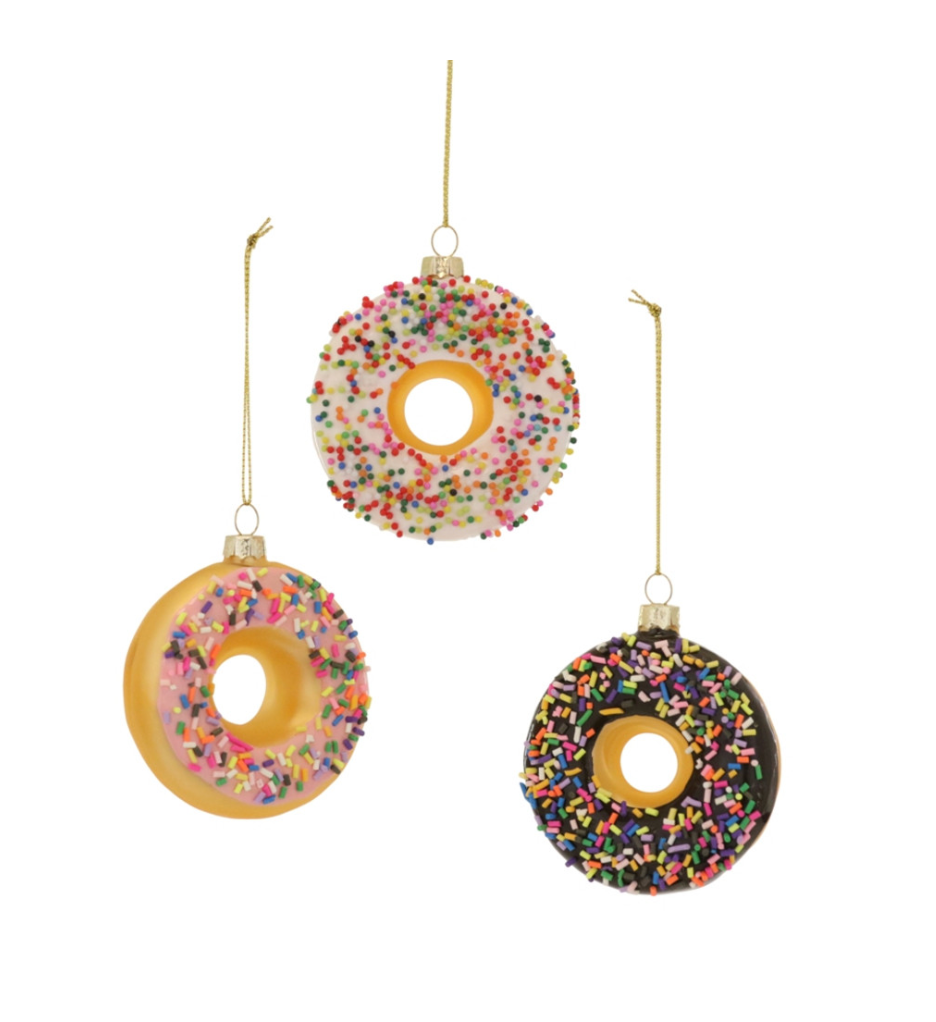 Donuts with Sprinkles Ornaments