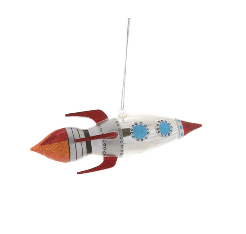 Rocket ship Ornament