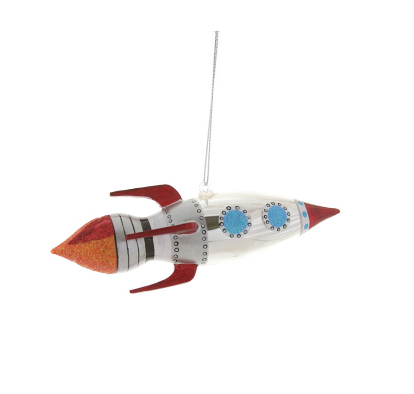 Rocket Ship Ornament