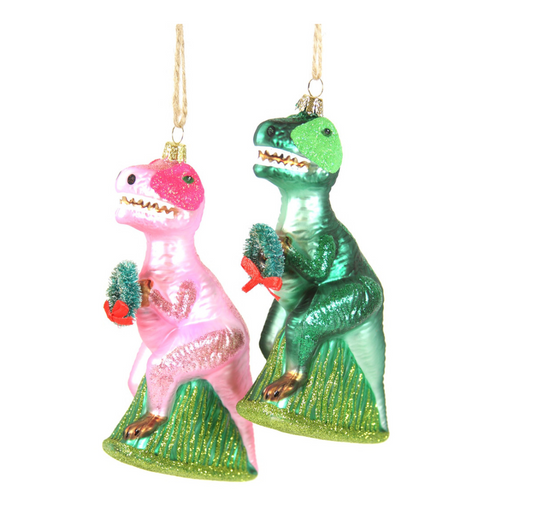 Merry Merry T-Rex Ornament