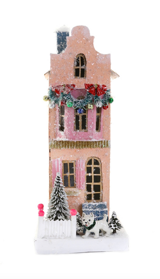 Holiday Pink Townhouse