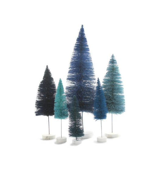 Blue Rainbow Holiday Trees