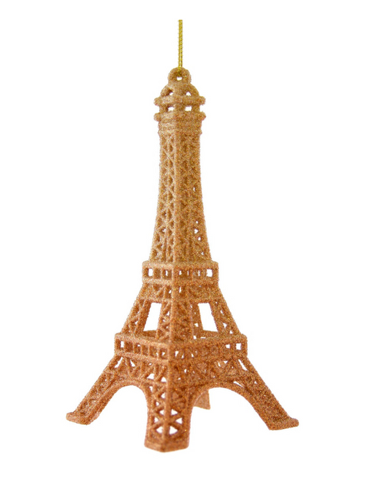 Glittered Eiffel Tower Ornament