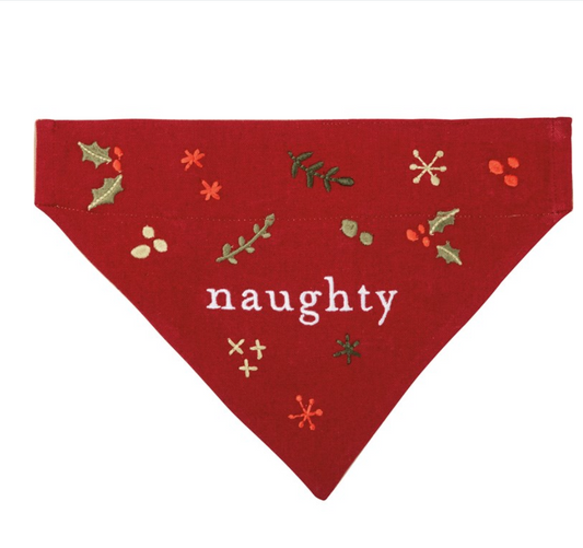 Pet Bandana in Naughty + Nice