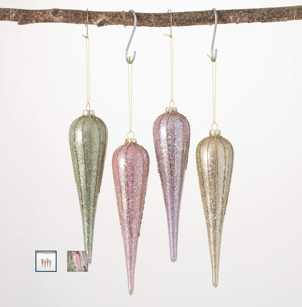 Drop Pastel Ornaments