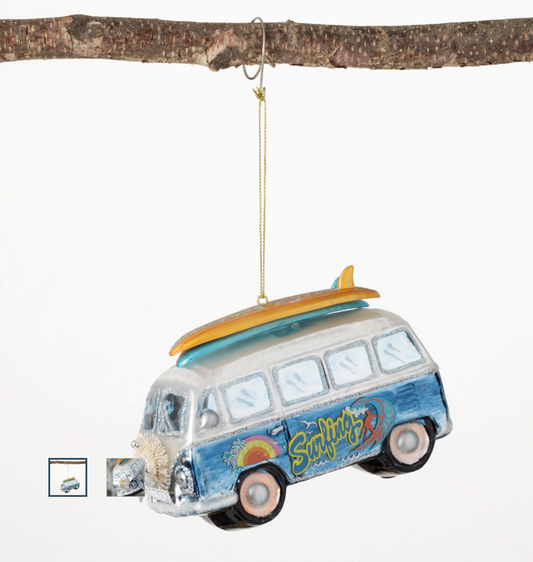 Beach Bus Surf Ornament