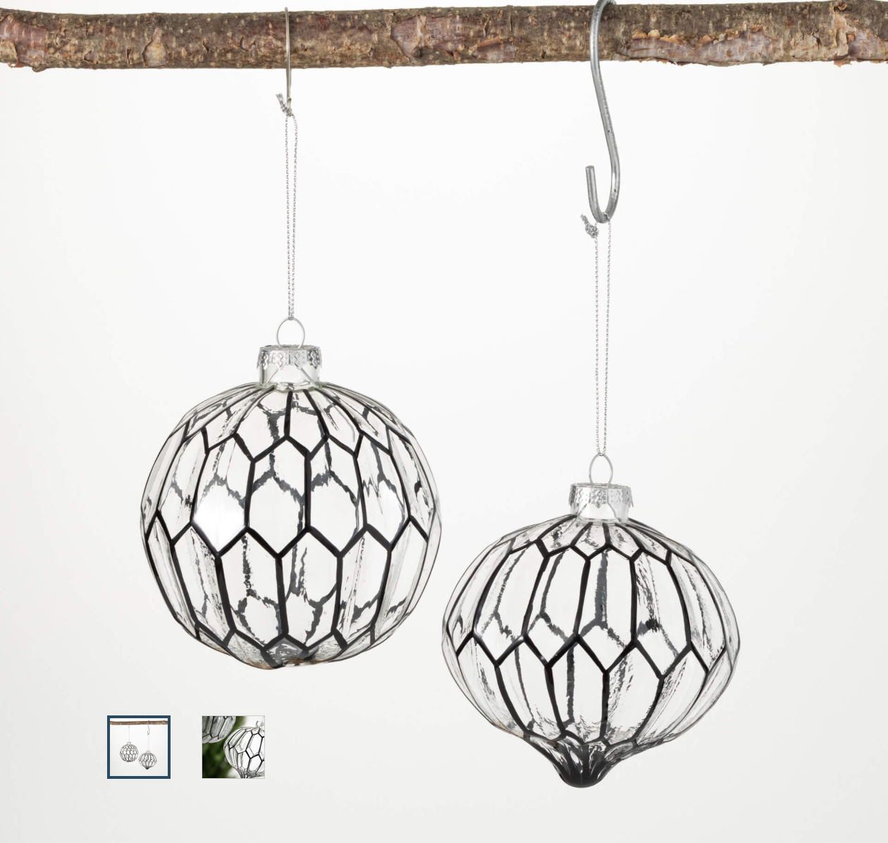 Modern Onion Ornament
