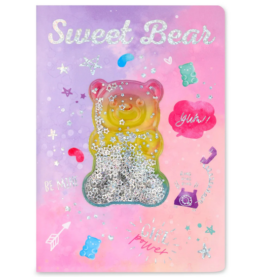 Gummy Bear Glitter Journal