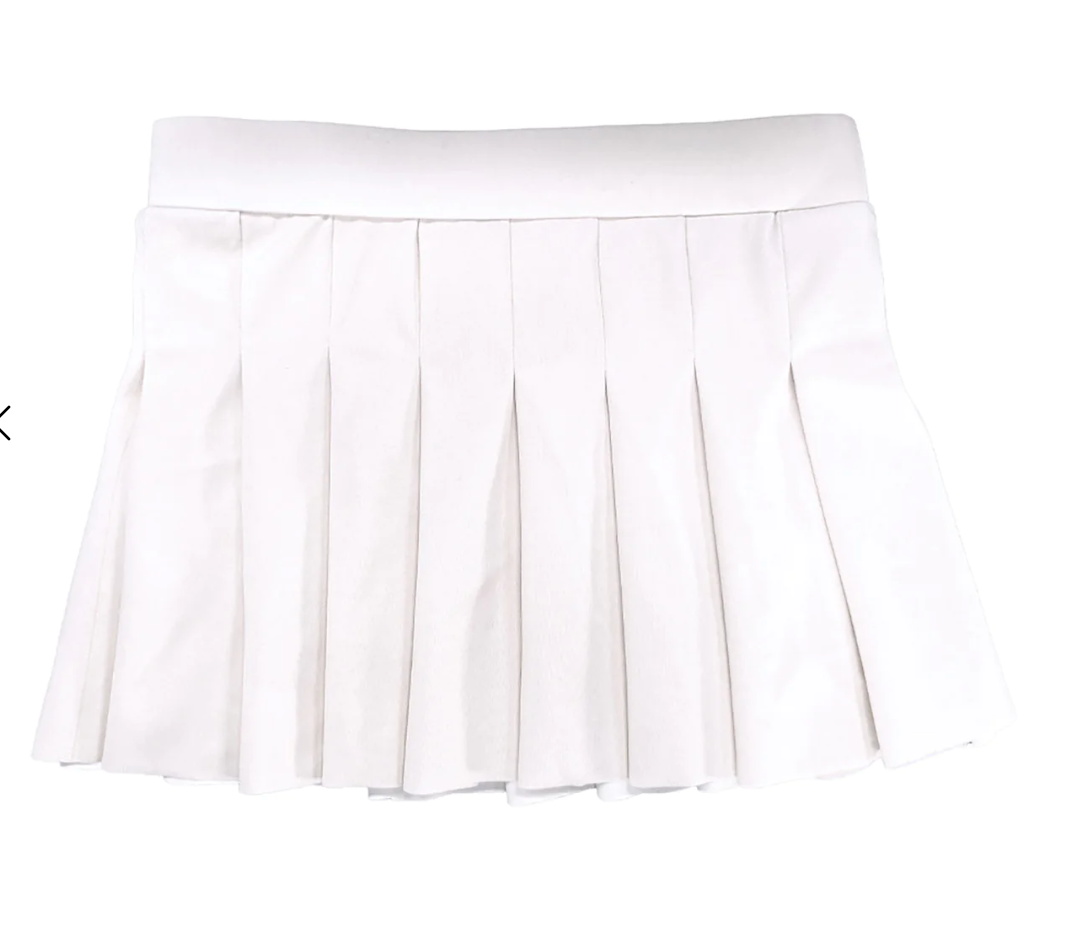 Pleated Active Skirt