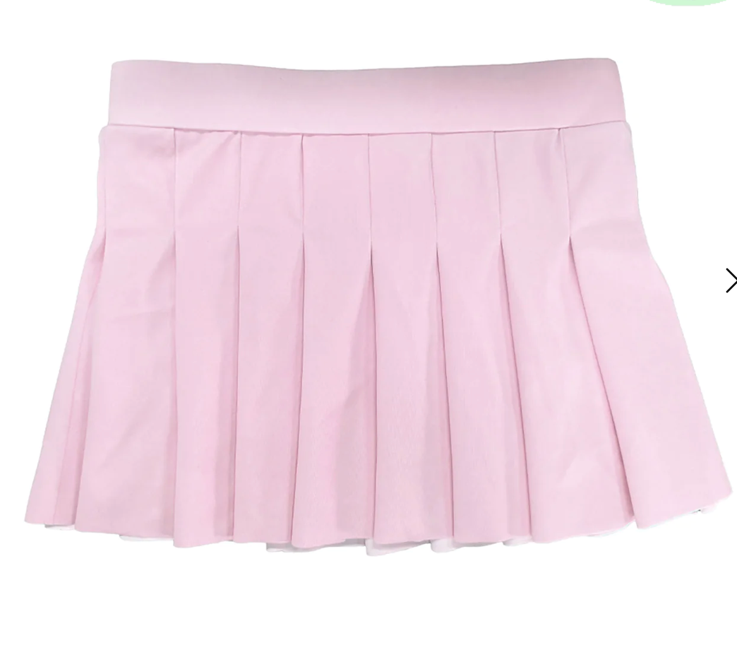 Pleated Active Skirt