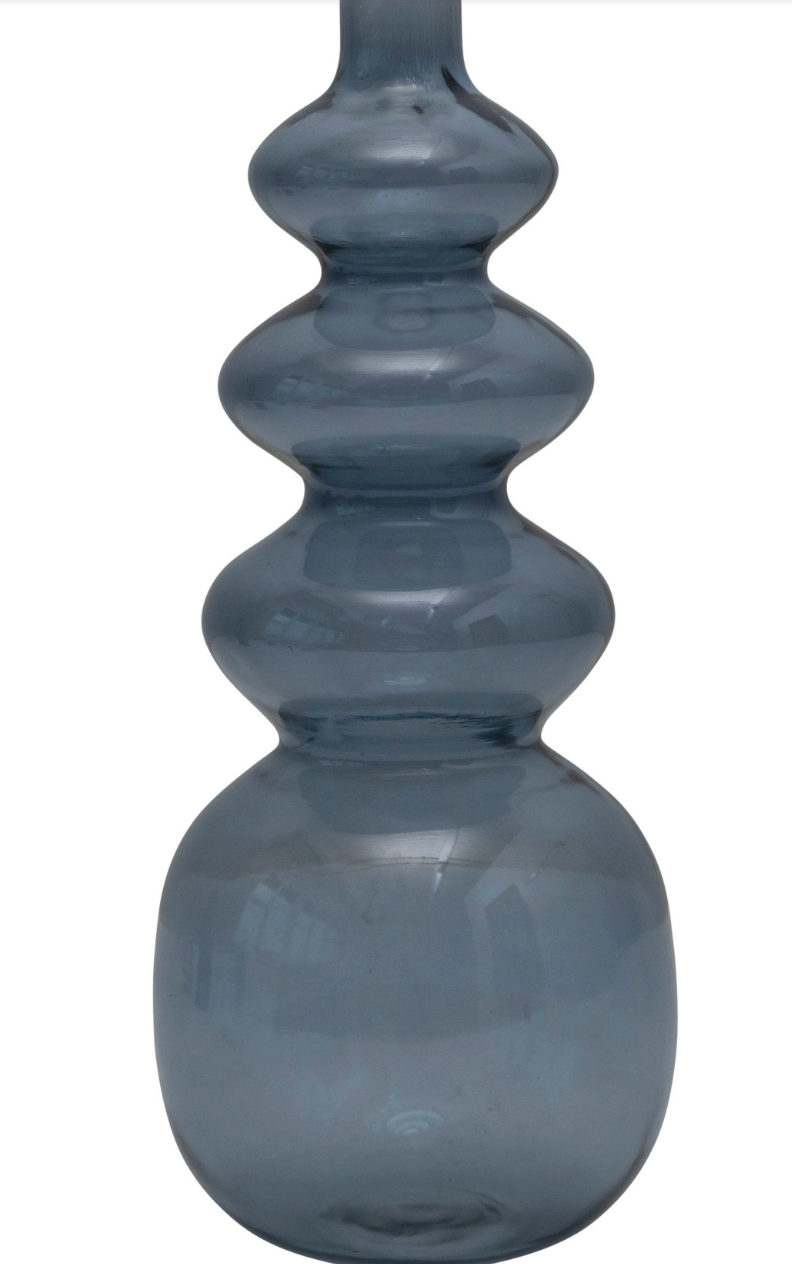 Blue Glass Vase