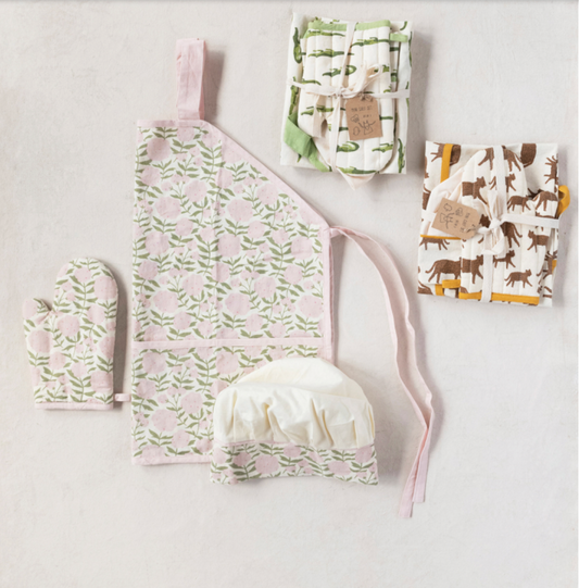 Cotton Child Apron Set