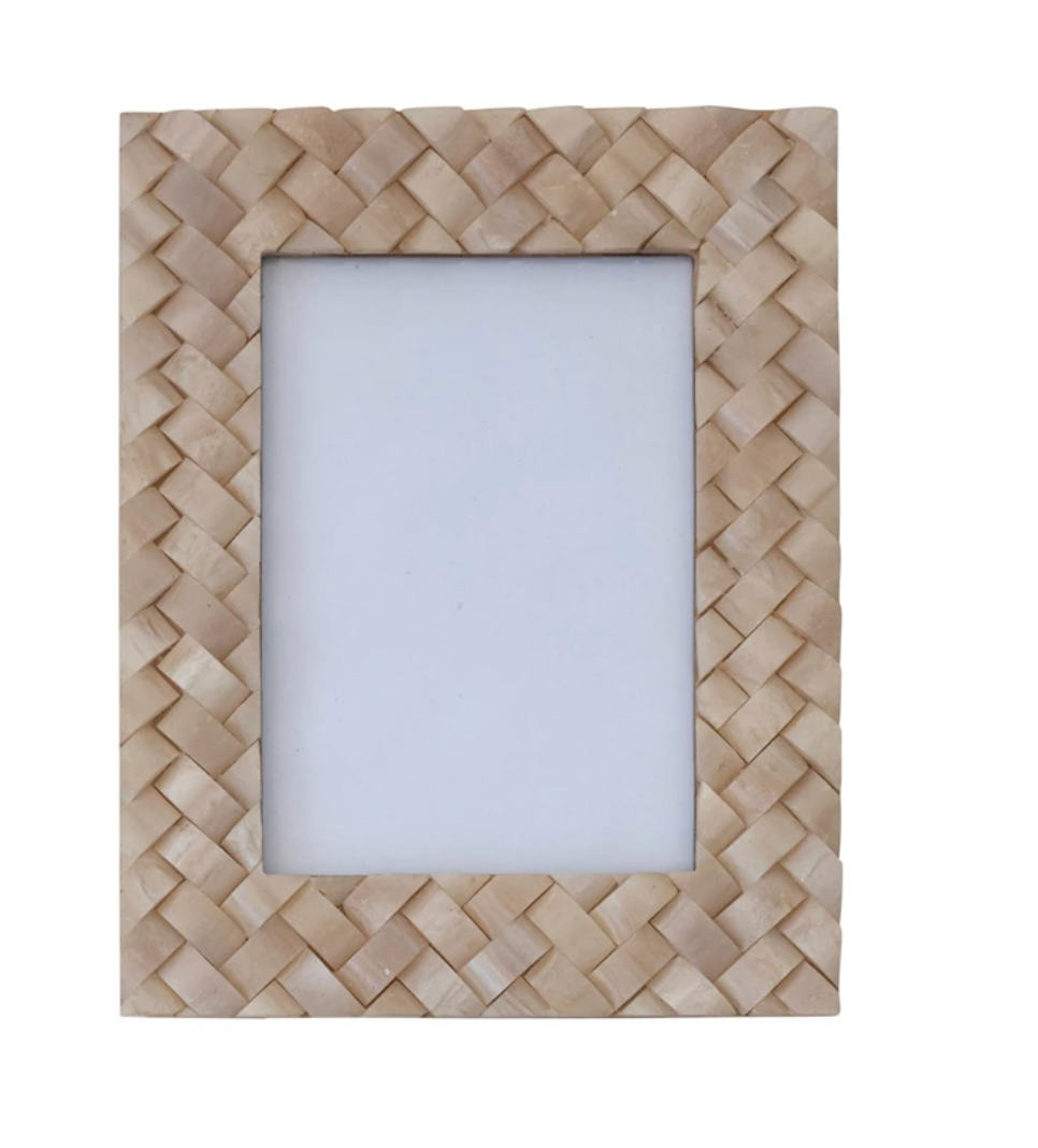 Woven Resin Photo Frame