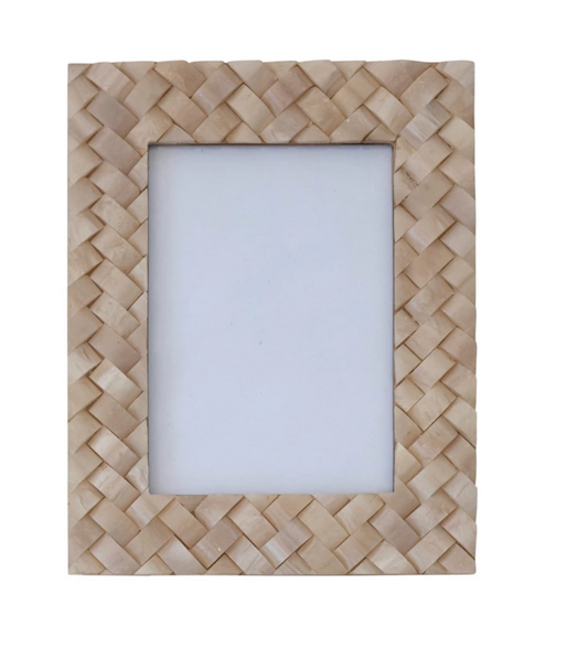 Woven Resin Photo Frame