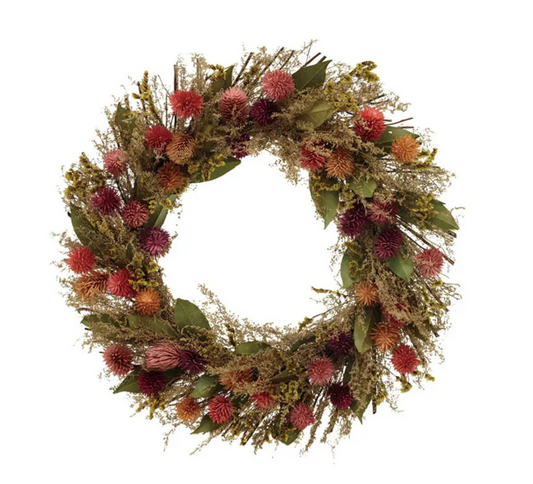 18" Dried Botanicals Wreath