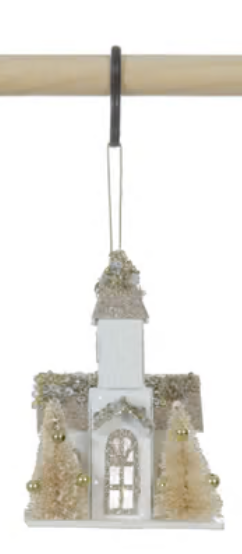 Paper Church Ornament with LED