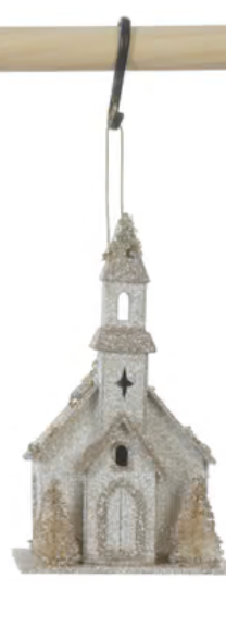 Paper Church Ornament with LED