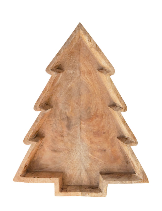 Mango Wood Tree Shaped Tray