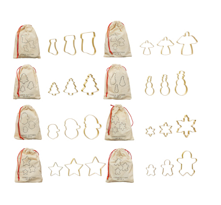 Stainless Steel Holiday Cookie Cutters