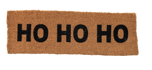 "Ho Ho Ho" Double Doormat