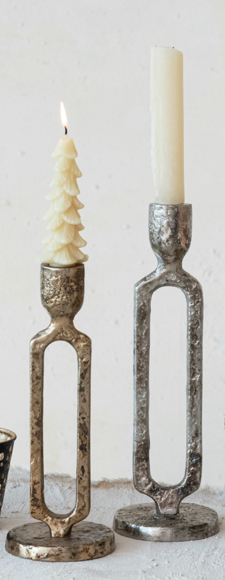 Aluminum Taper Candle Holder