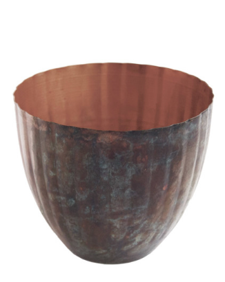 Metal Pleated Planters