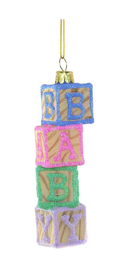 Baby Blocks Ornament