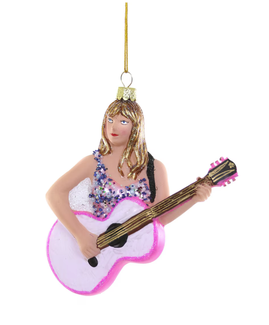 Taylor Swift with Guitar Ornament