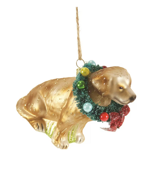 Festive Labrador Ornament