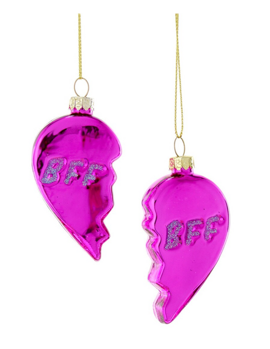 BFF Heart Ornament