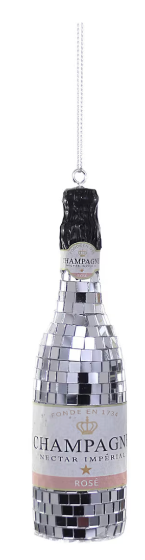 Champagne Disco Ornament