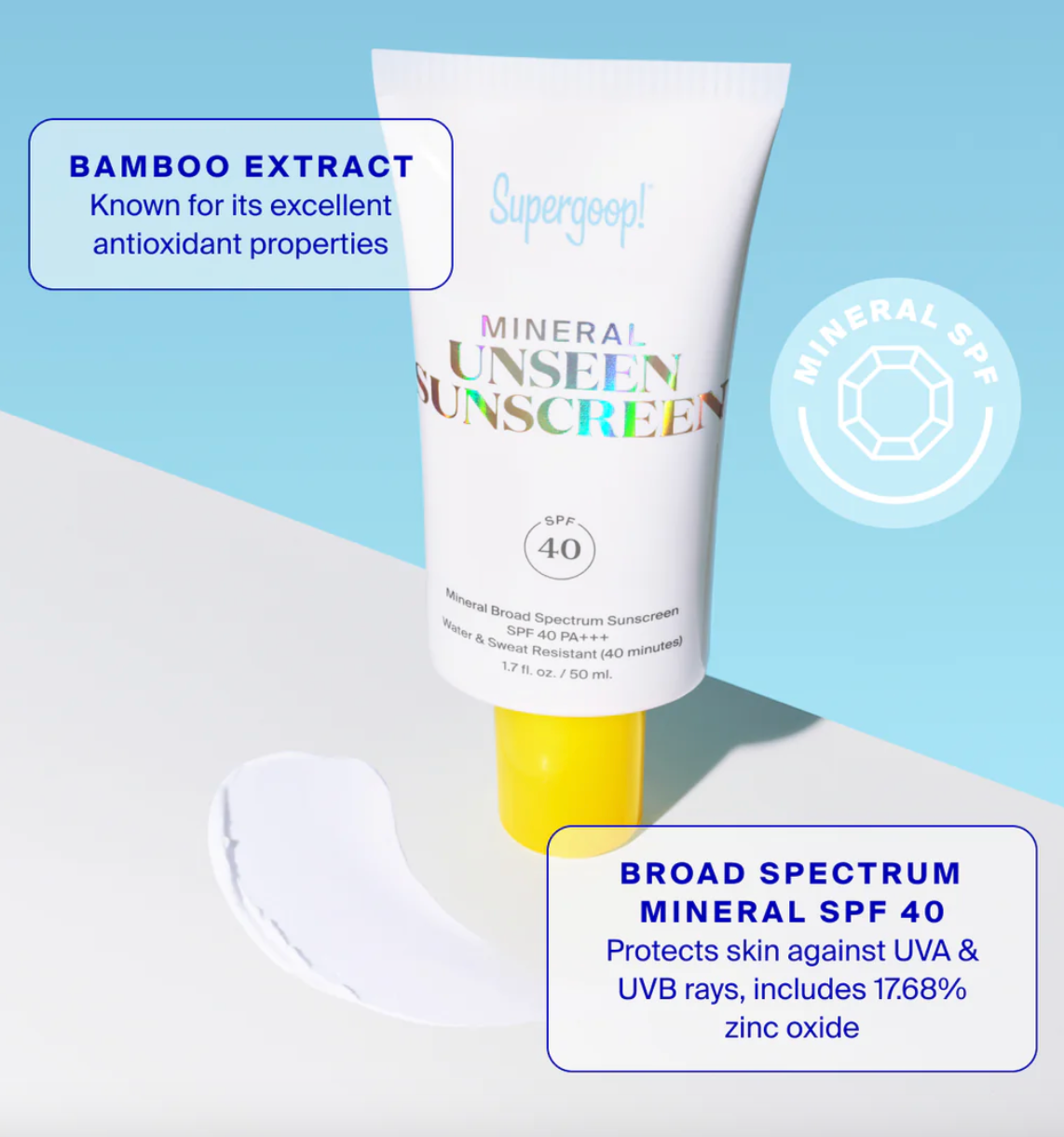 Mineral Unseen Sunscreen SPF 40