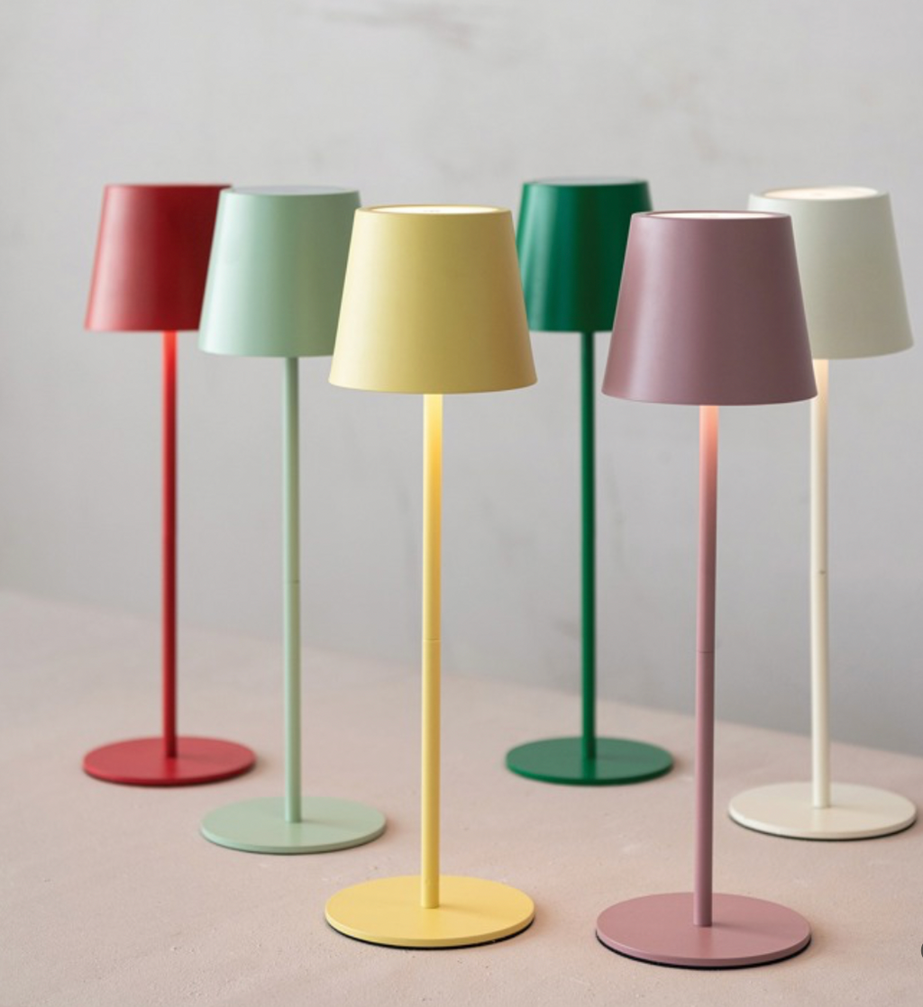 Metal LED Rechargeable Table Lamp