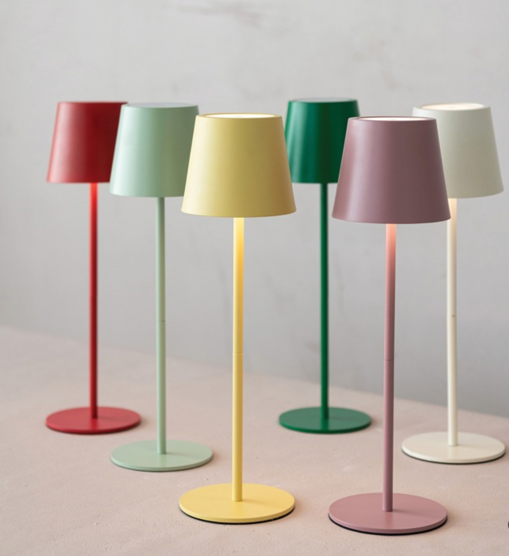 Metal LED Rechargeable Table Lamp