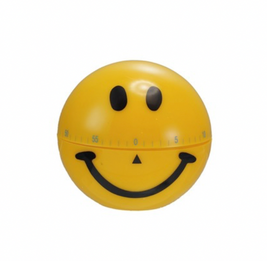 Plastic Smiley Face Twist Timer