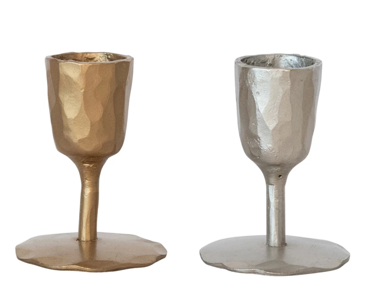 Hand-Forged Cast Iron Taper Candle Holder