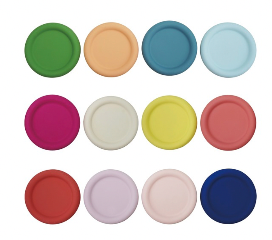 Colorful Stoneware Coasters