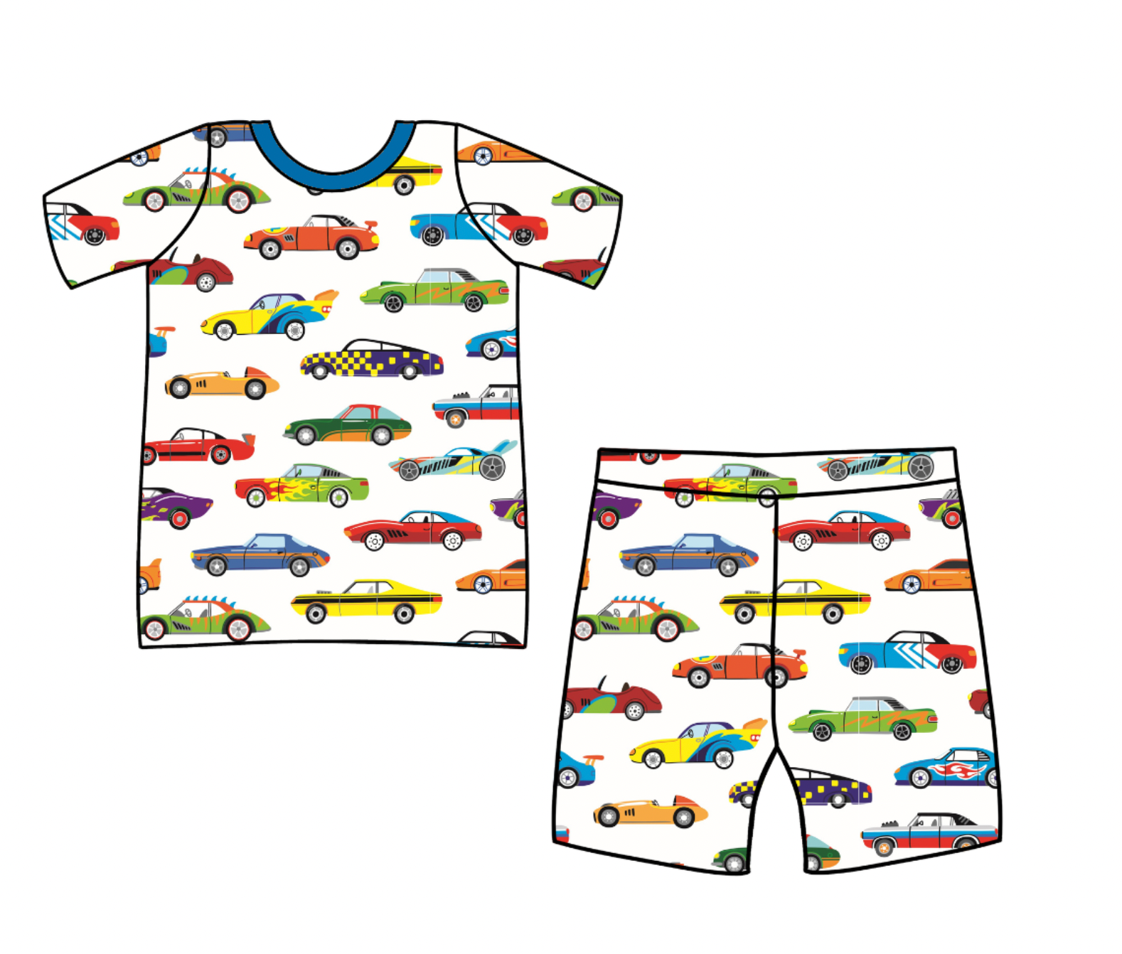 Bestaroo Short Sleeve with Shorts Set