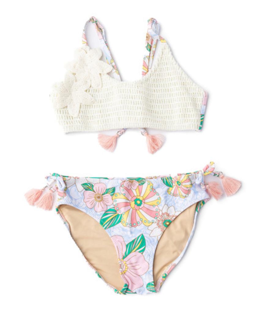 Shade Critters Retro Floral Swimsuit